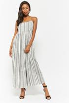 Forever21 Plaid Cami Wide-leg Jumpsuit
