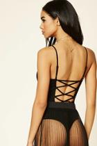 Forever21 V-neck Cami Bodysuit
