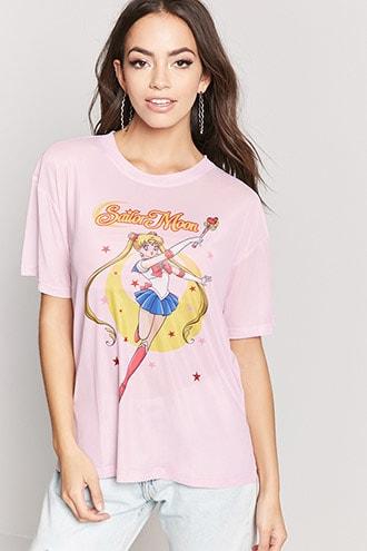 Forever21 Sailor Moon Mesh Tee