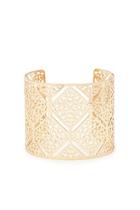 Forever21 Gold Cutout Filigree Cuff