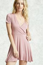 Forever21 Surplice Tie-waist Dress