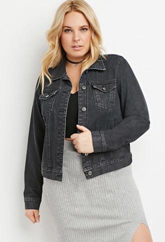 Forever21 Plus Classic Denim Jacket