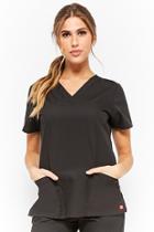 Forever21 Patch-pocket Scrub Top