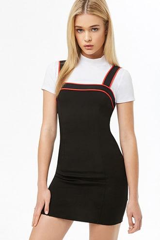 Forever21 Contrast-strap Bodycon Dress