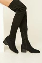 Forever21 Women's  Thigh-high Faux Suede Boots