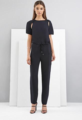 Forever21 Foxiedox Cutout Jumpsuit