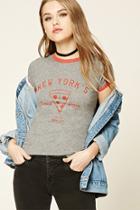Forever21 New York Pizza Graphic Tee