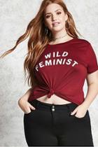 Forever21 Plus Size Wild Feminist Tee