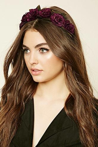 Forever21 Fuchsia Rose Headband