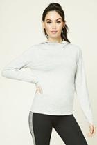 Forever21 Active Heathered Knit Hoodie