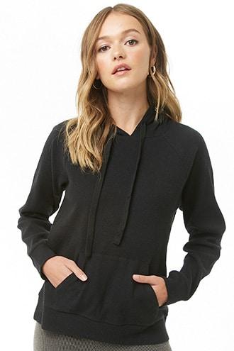 Forever21 Brushed Hooded Top