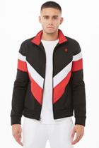 Forever21 Elbow Grease Chevron Fleece Jacket