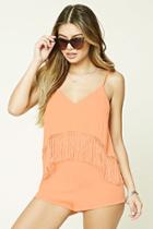 Forever21 Fringe Cover-up Romper