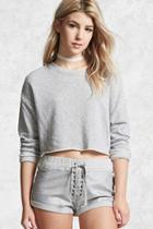 Forever21 Metallic Lace-up Shorts