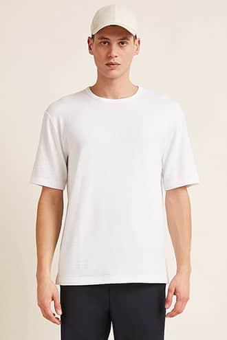 Forever21 Textured Drop-shoulder Tee