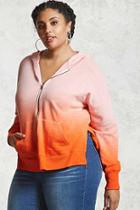 Forever21 Plus Size Ombre Terry Hoodie