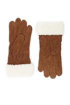 Forever21 Suede Faux Shearling Gloves