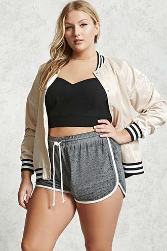 Forever21 Plus Size Slub Dolphin Shorts