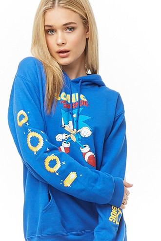 Forever21 Sonic The Hedgehog Graphic Hoodie