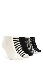 Forever21 Women's  Polka Dot Ankle Sock Set