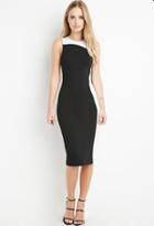 Forever21 Contrast-paneled Bodycon Dress