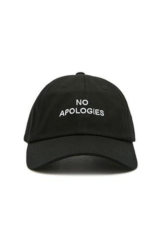 Forever21 No Apologies Graphic Dad Cap