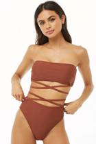 Forever21 Strappy High-waist Bikini Bottoms