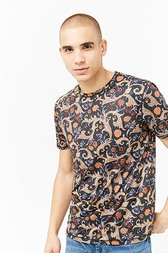 Forever21 Super Massive Ornate Jersey Tee