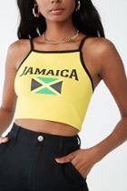 Forever21 Jamaica Graphic Crop Cami