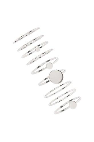Forever21 High-polish Midi Ring Set