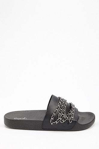 Forever21 Qupid Chain Link Slides