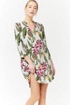 Forever21 Tropical Floral Print Dress
