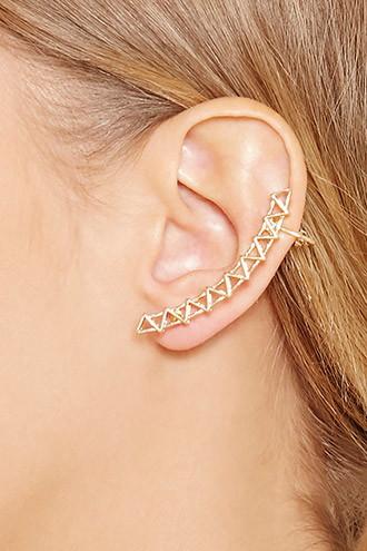 Forever21 Zigzag Cutout Ear Cuff Set