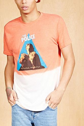 Forever21 The Police Tie-dye Band Tee
