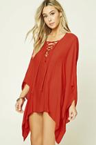 Forever21 Lace-up Cover-up Kaftan