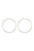 Forever21 Crinkled Hoop Earrings