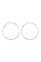 Forever21 Crinkled Hoop Earrings