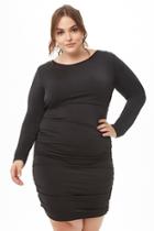 Forever21 Plus Size Open-back Ruched Dress