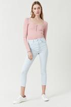 Forever21 High-waist Skinny Crop Jeans