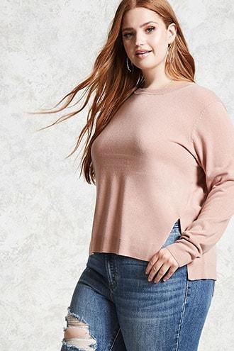 Forever21 Plus Size Vented Sweater