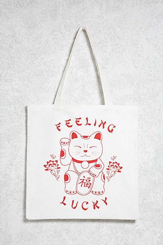 Forever21 Feeling Lucky Tote Bag