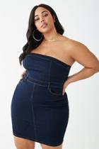 Forever21 Plus Size Denim Tube Dress