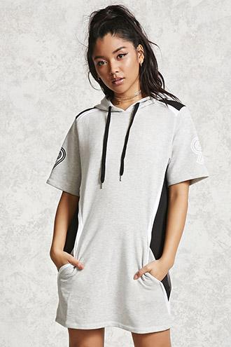 Forever21 Hooded New York Graphic Dress