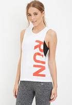 Forever21 Run Graphic Muscle Tee