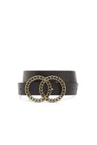 Forever21 Metal Buckle Faux Leather Belt