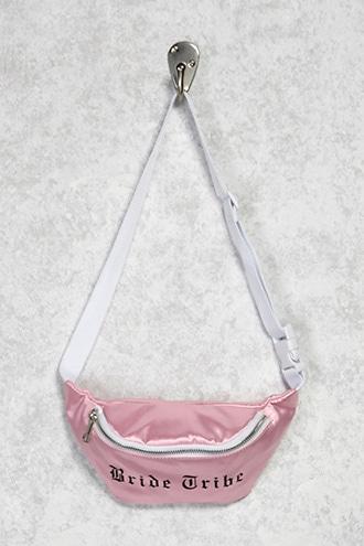 Forever21 Bride Tribe Satin Fanny Pack