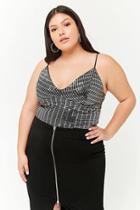 Forever21 Plus Size Geo Metallic Cami Top