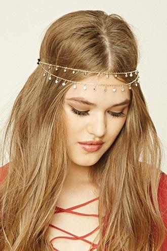 Forever21 Rhinestone Chain Headwrap