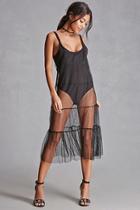 Forever21 Korirl Sheer Mesh Dress