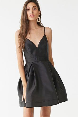 Forever21 Satin Fit & Flare Dress